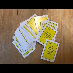 Bachelorette dares deck of cards party game